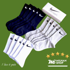 Long White  Everyday Plus premium  Socks (6 Pairs)